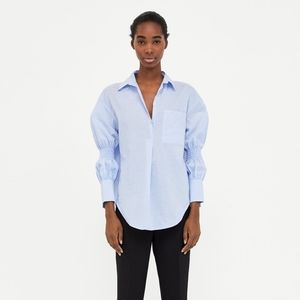 Zara puff sleeve shirt